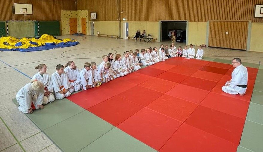 Erstes Zeltlager Judotraining